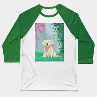 Golden Retriever Baseball T-Shirt